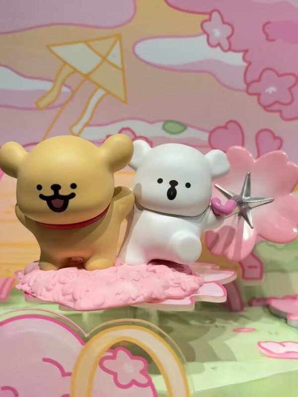 Line Dog Romantic Cherry Blossom Series Blind Box
